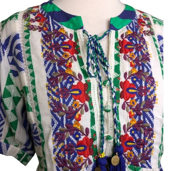 Anthropologie Verb Pallavi Singhee Sylvia Babydoll Blouse Top Womens XS - Picture 5 of 12